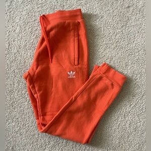 Adidas Men’s Orange Jogger Pants